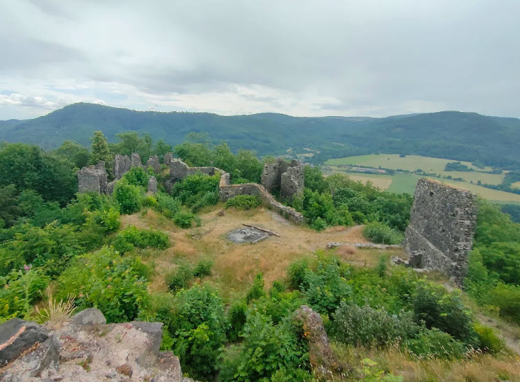 Zřícenina Hradu Šumburk (Šumná), Czech Republic (Czechia)